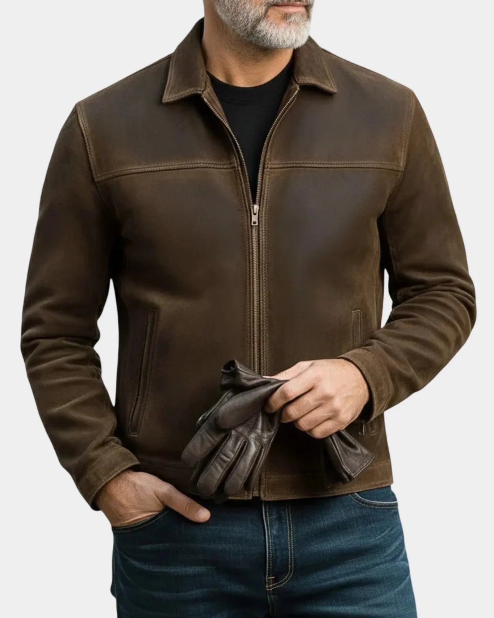 Mathis | Wildleder-Effektjacke