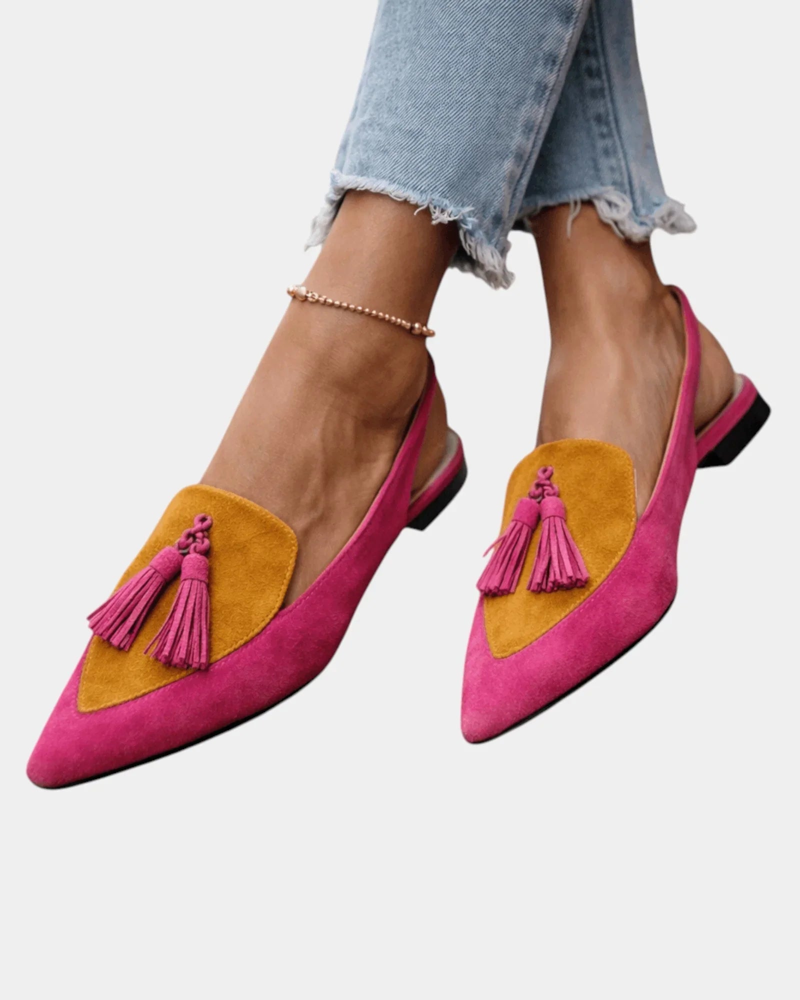 Francette | Sandalen mit Absätzen und Fransen