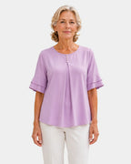 Hadelinde | Elegante Bluse mit Knöpfen