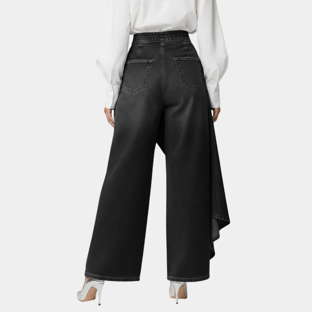 Martina | Hoch taillierte Jeans mit weitem Bein