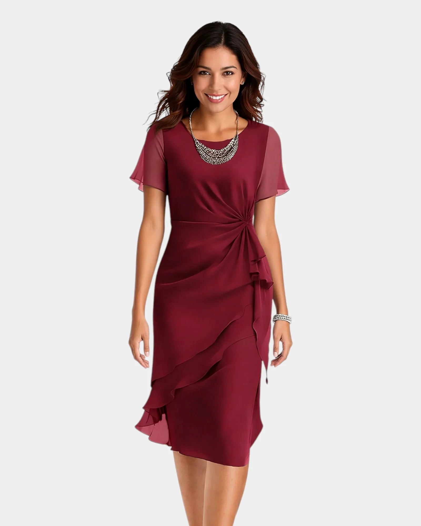 Marilou | Kleid mit geraffter Taille