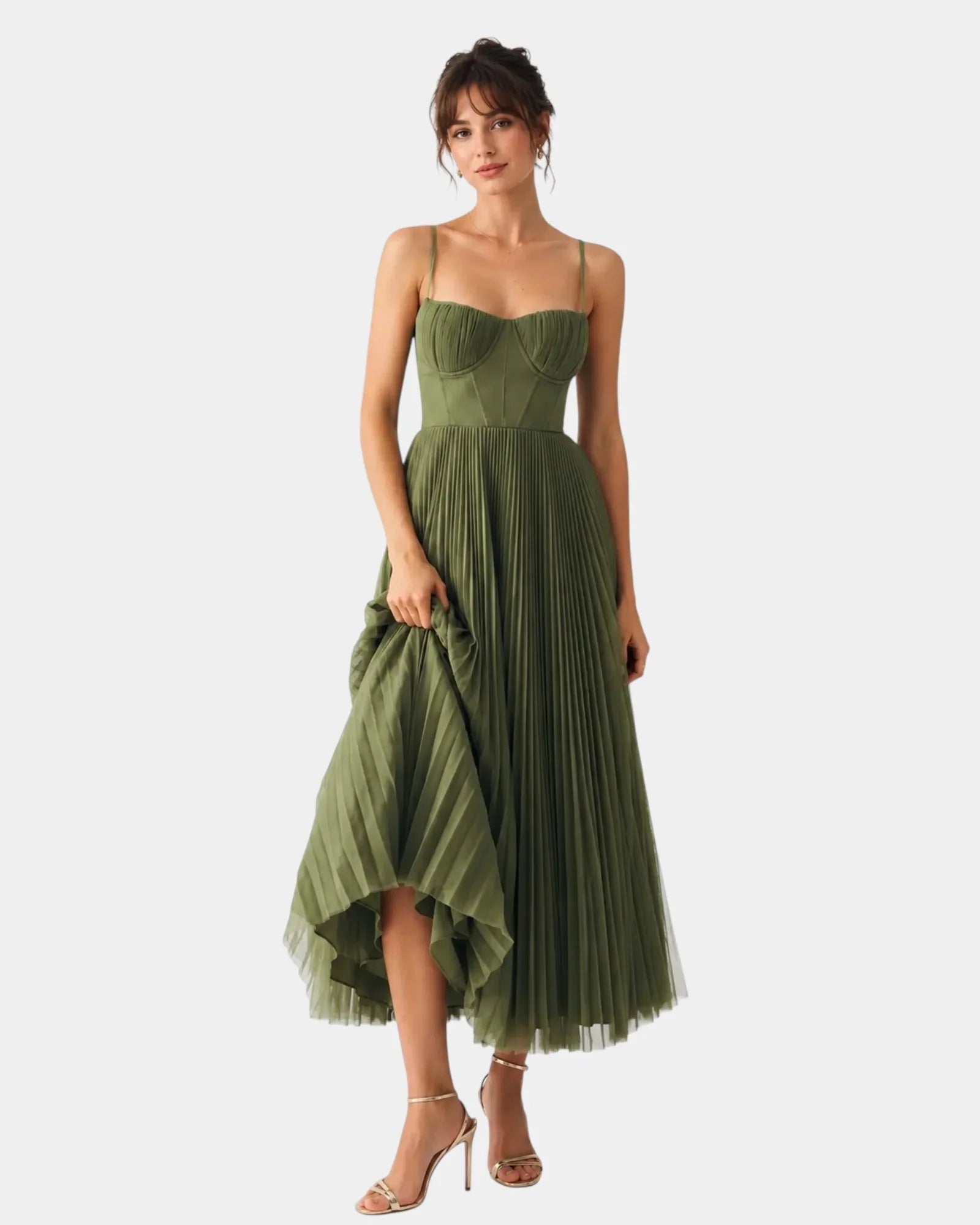 Perline | Elegantes Midikleid
