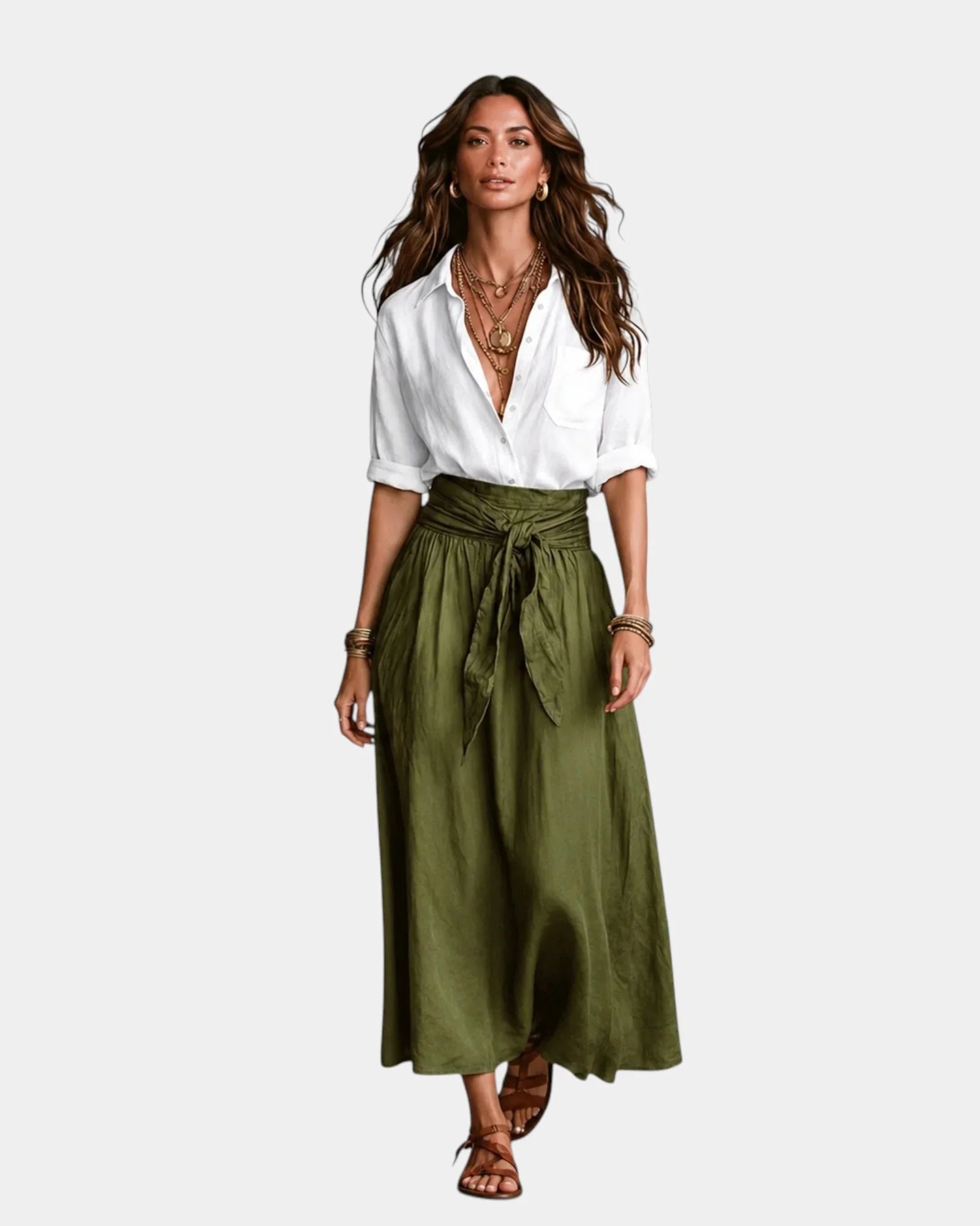 Danaé | Midirock + geschenkte Bluse
