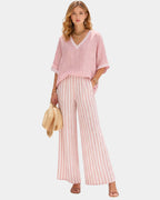 Tristane | Ensemble aus gestreiftem Oberteil und Hose