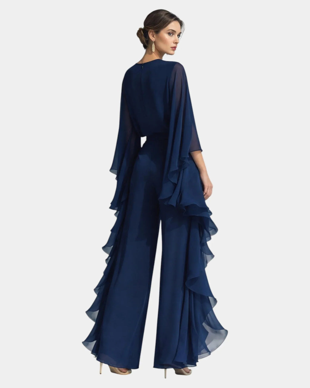 Véronique | Elegantes Chiffon-Set mit Volants