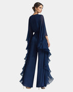 Véronique | Elegantes Chiffon-Set mit Volants