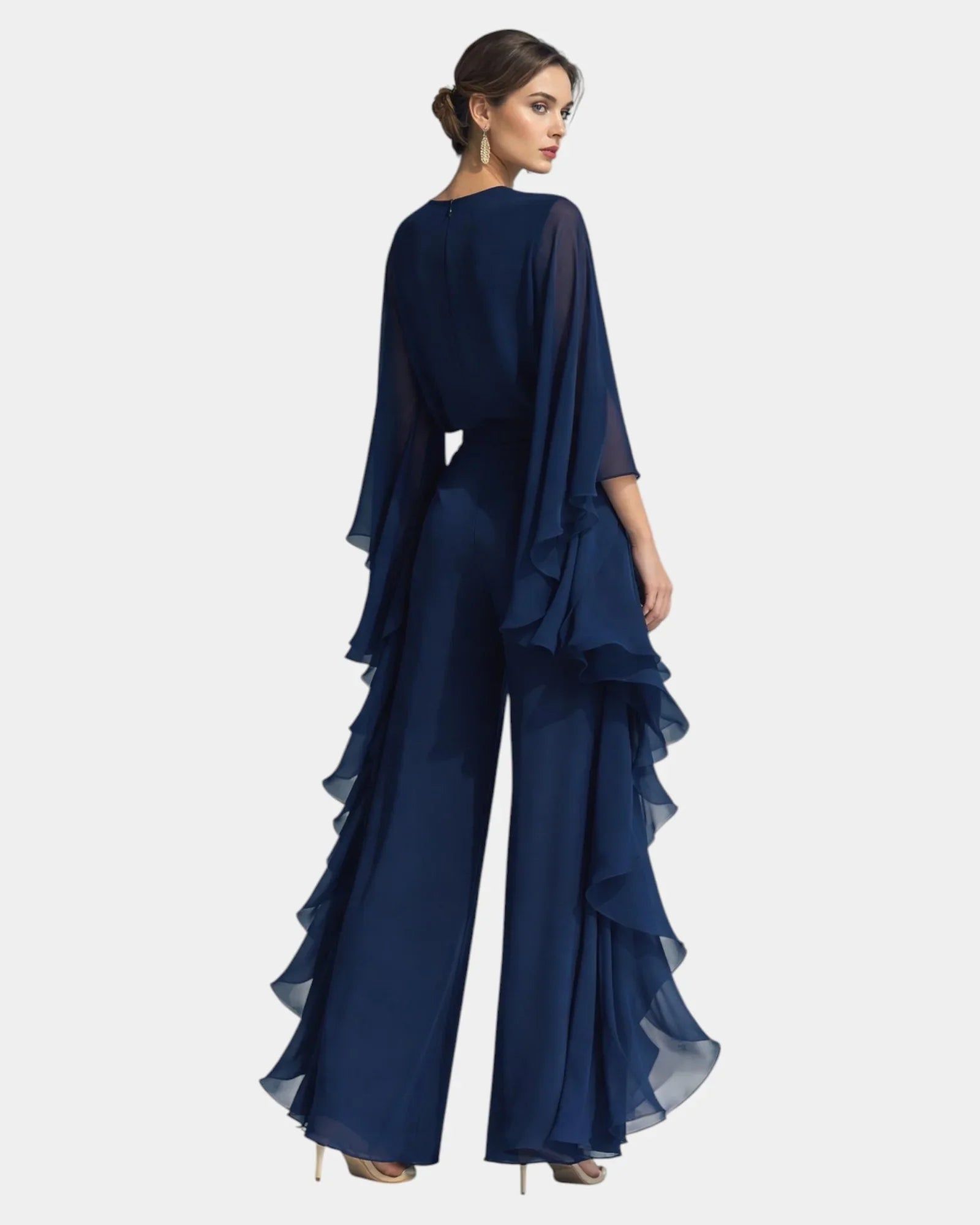 Véronique | Elegantes Chiffon-Set mit Volants