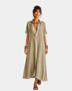 Béryl | Kleid inspiriert von einem Hemd