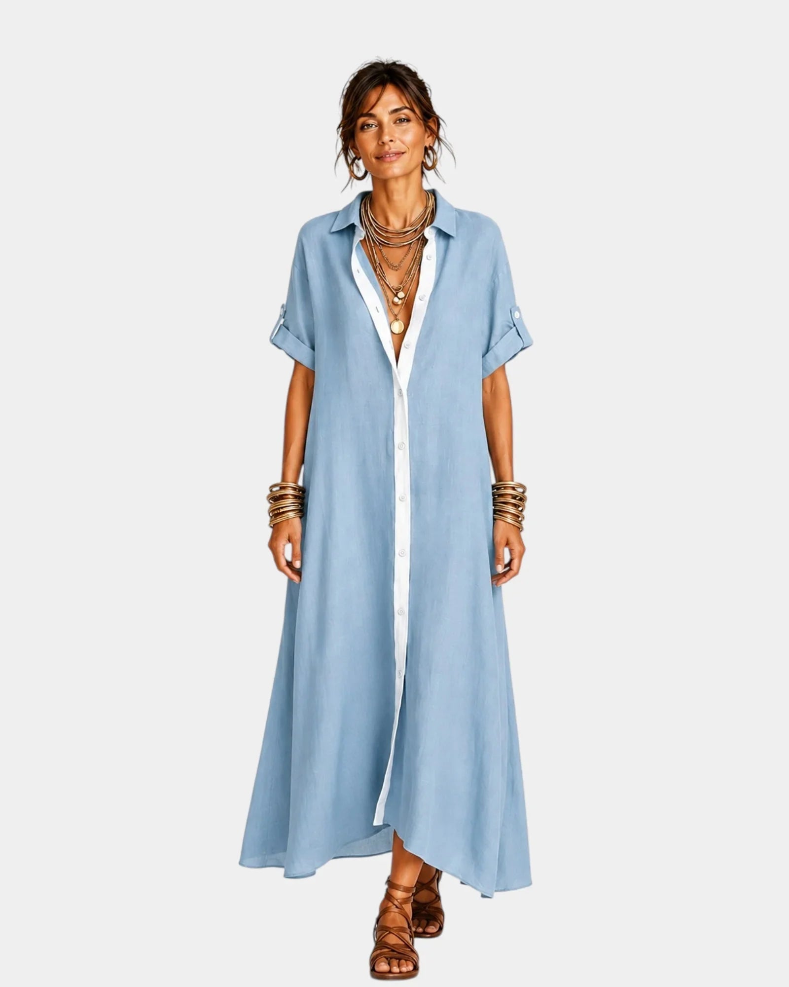 Béryl | Kleid inspiriert von einem Hemd