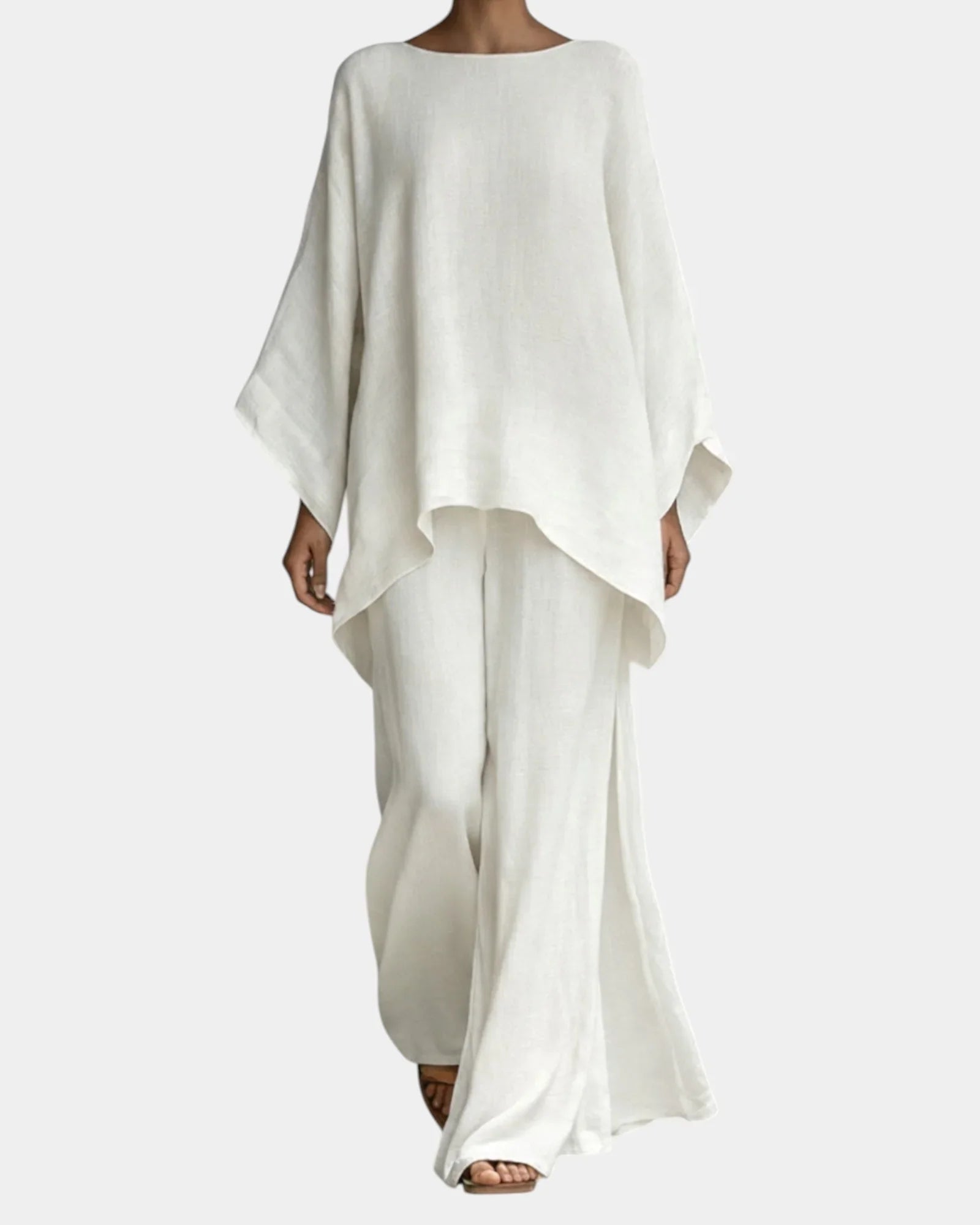 Mavie | Flüssiges Ensemble aus Hose und Bluse