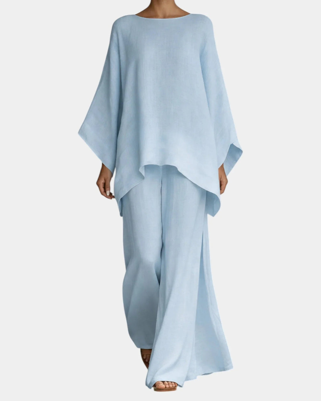 Mavie | Flüssiges Ensemble aus Hose und Bluse