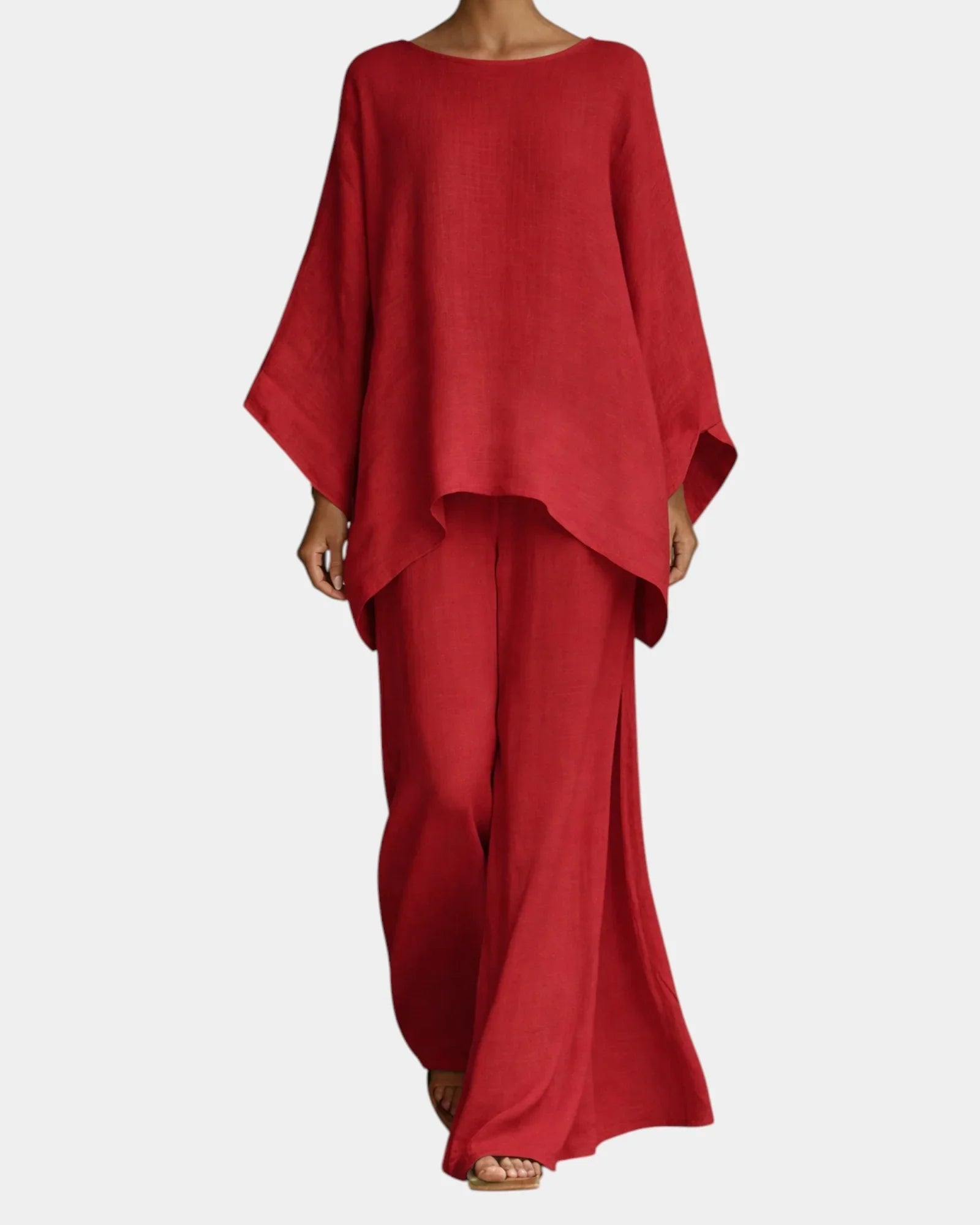Mavie | Flüssiges Ensemble aus Hose und Bluse