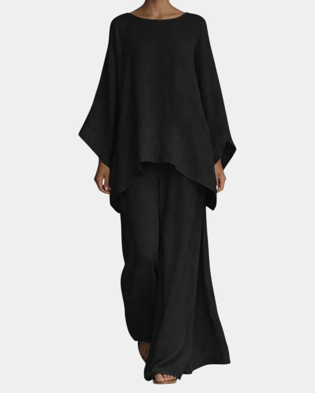 Mavie | Flüssiges Ensemble aus Hose und Bluse