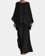 Mavie | Flüssiges Ensemble aus Hose und Bluse