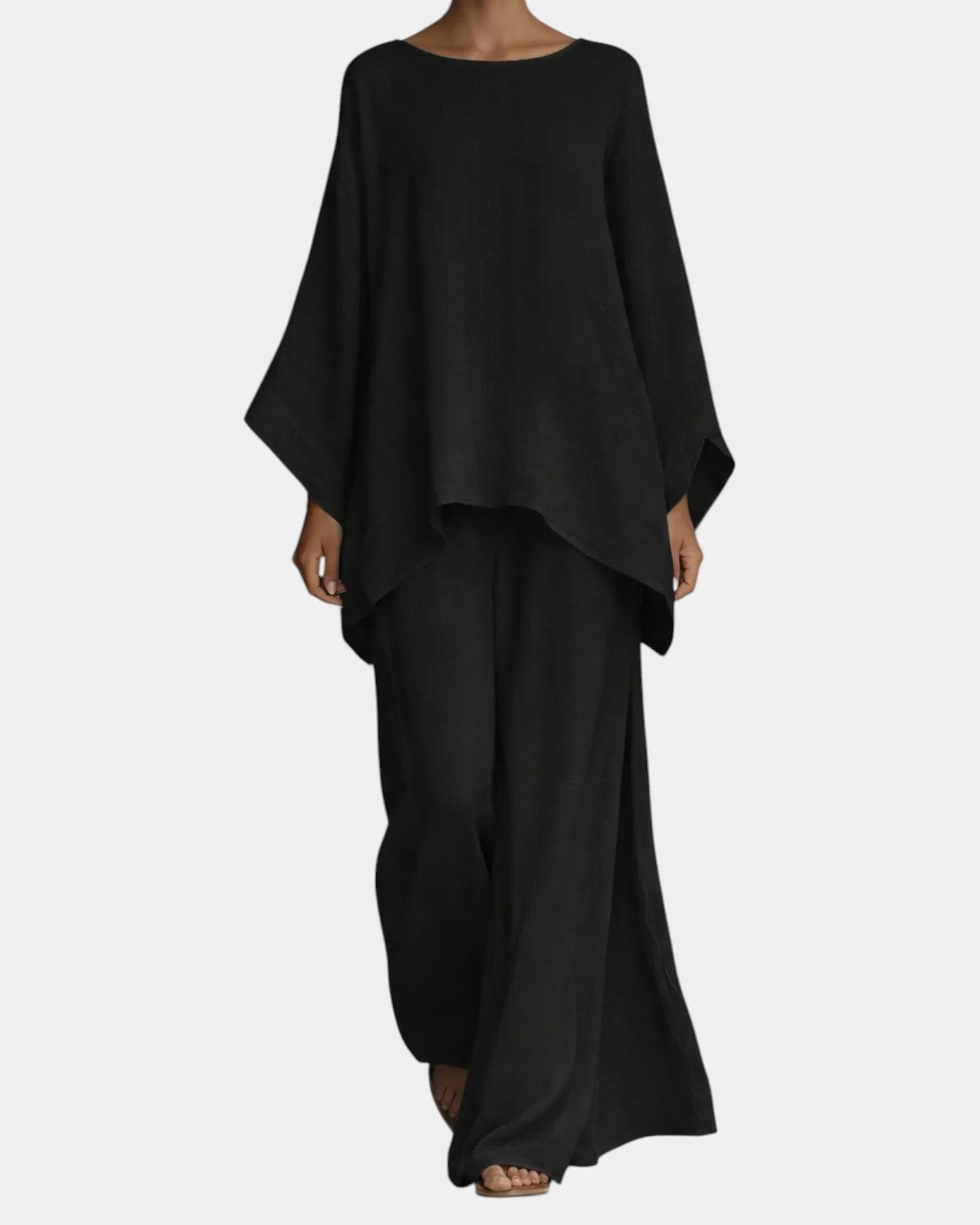 Mavie | Flüssiges Ensemble aus Hose und Bluse