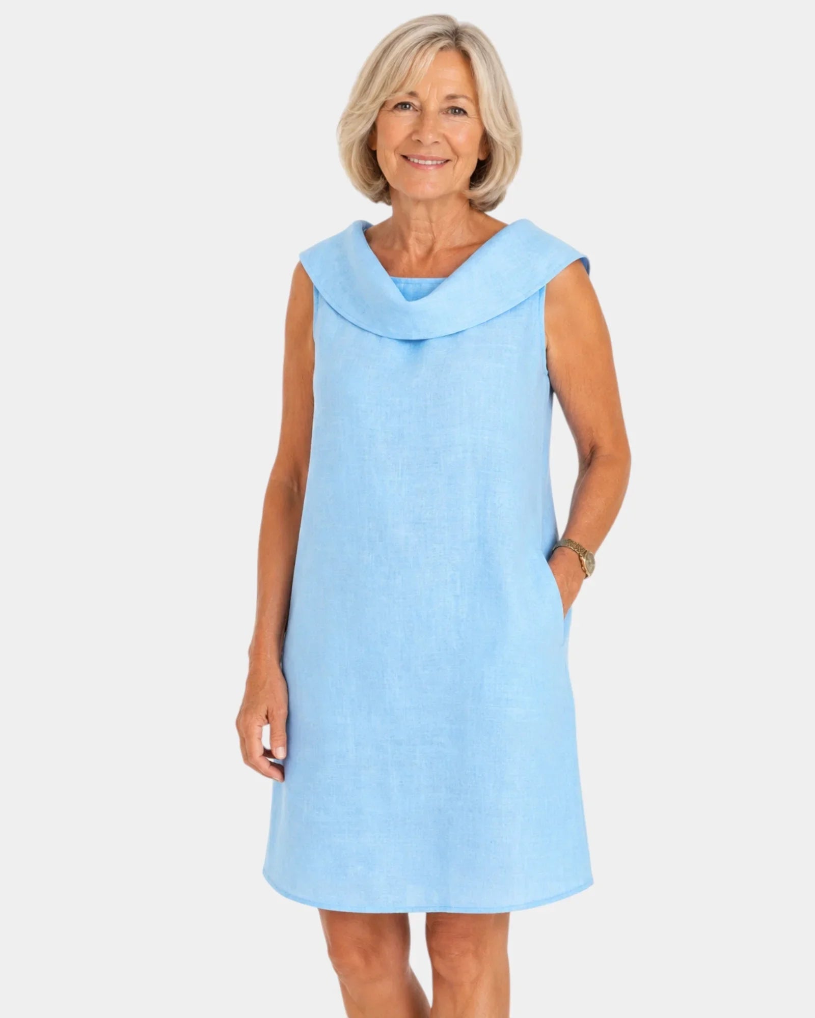 Hildegarde | Elegantes ärmelloses Kleid
