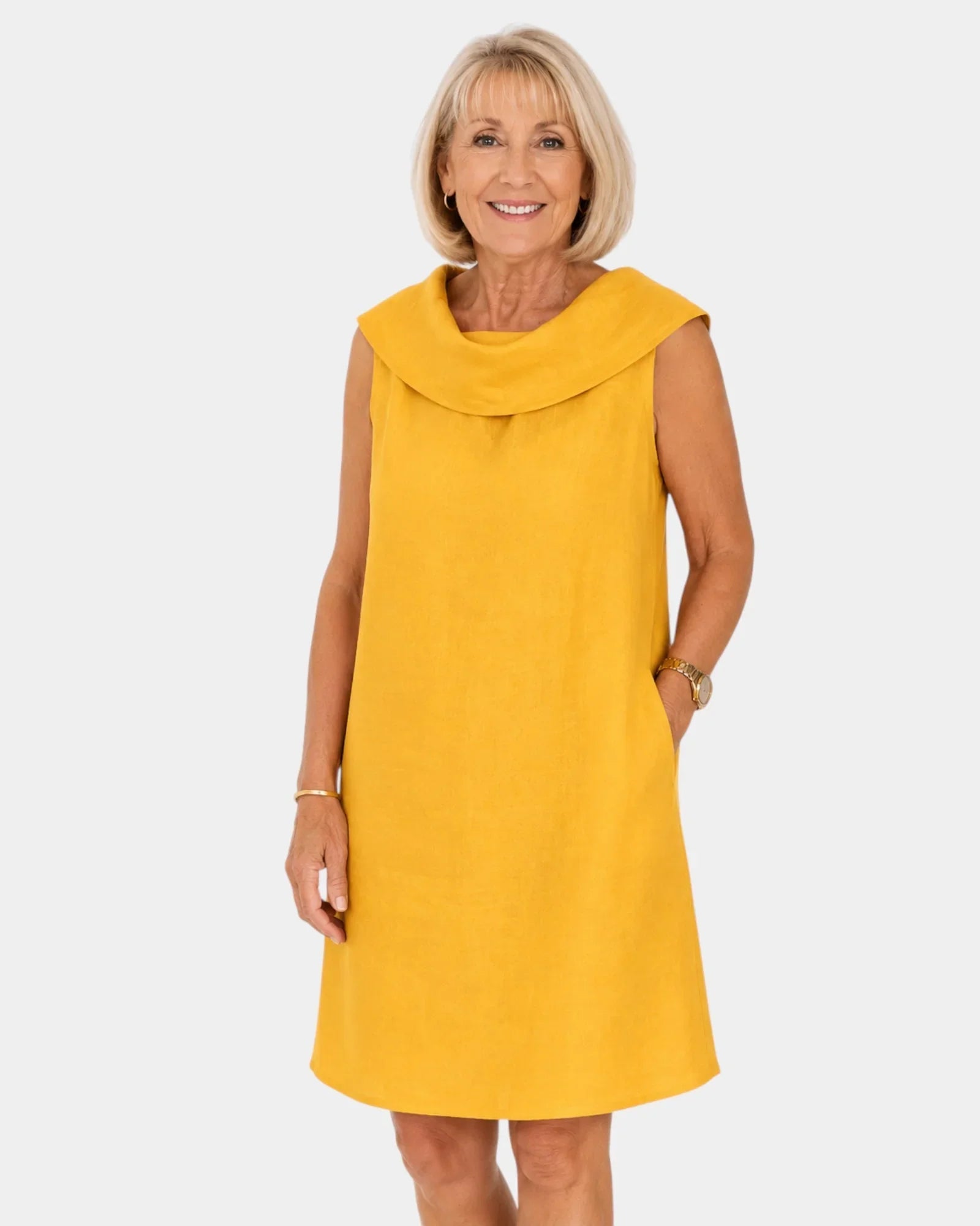 Hildegarde | Elegantes ärmelloses Kleid