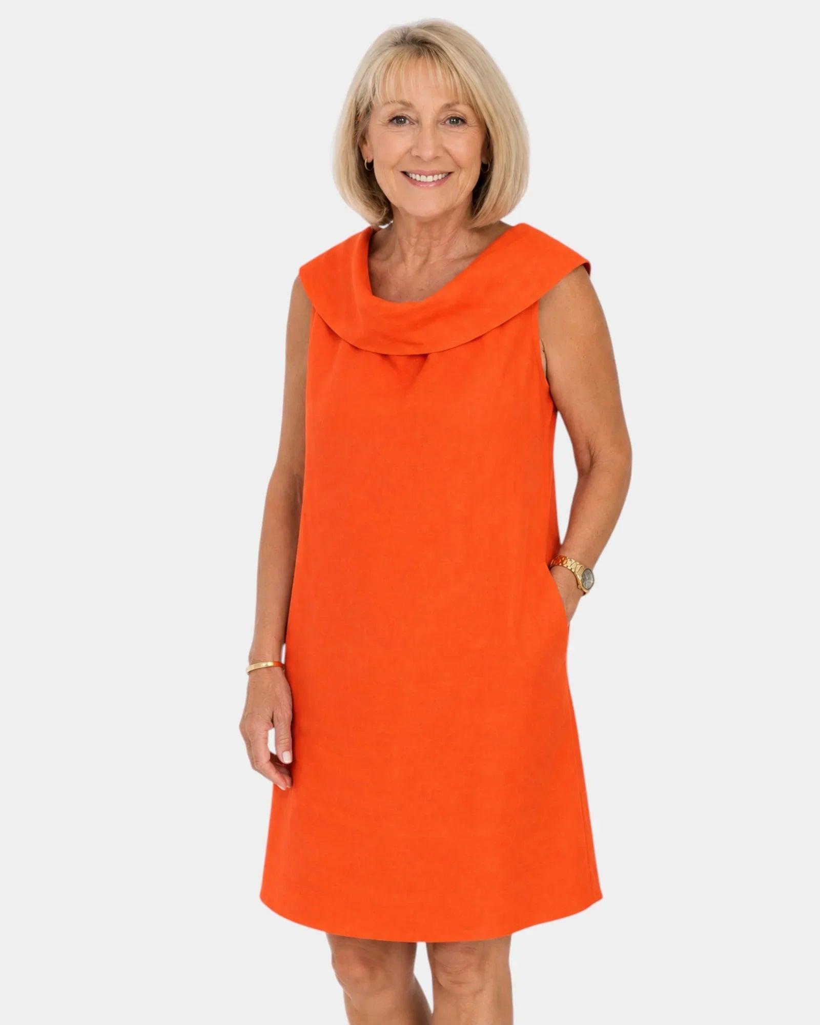 Hildegarde | Elegantes ärmelloses Kleid
