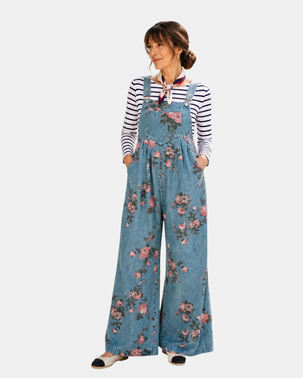 Norelle | Latzhose mit floralem Druck