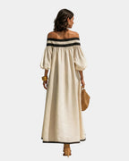 Cindy | Maxikleid mit schulterfreien Trägern