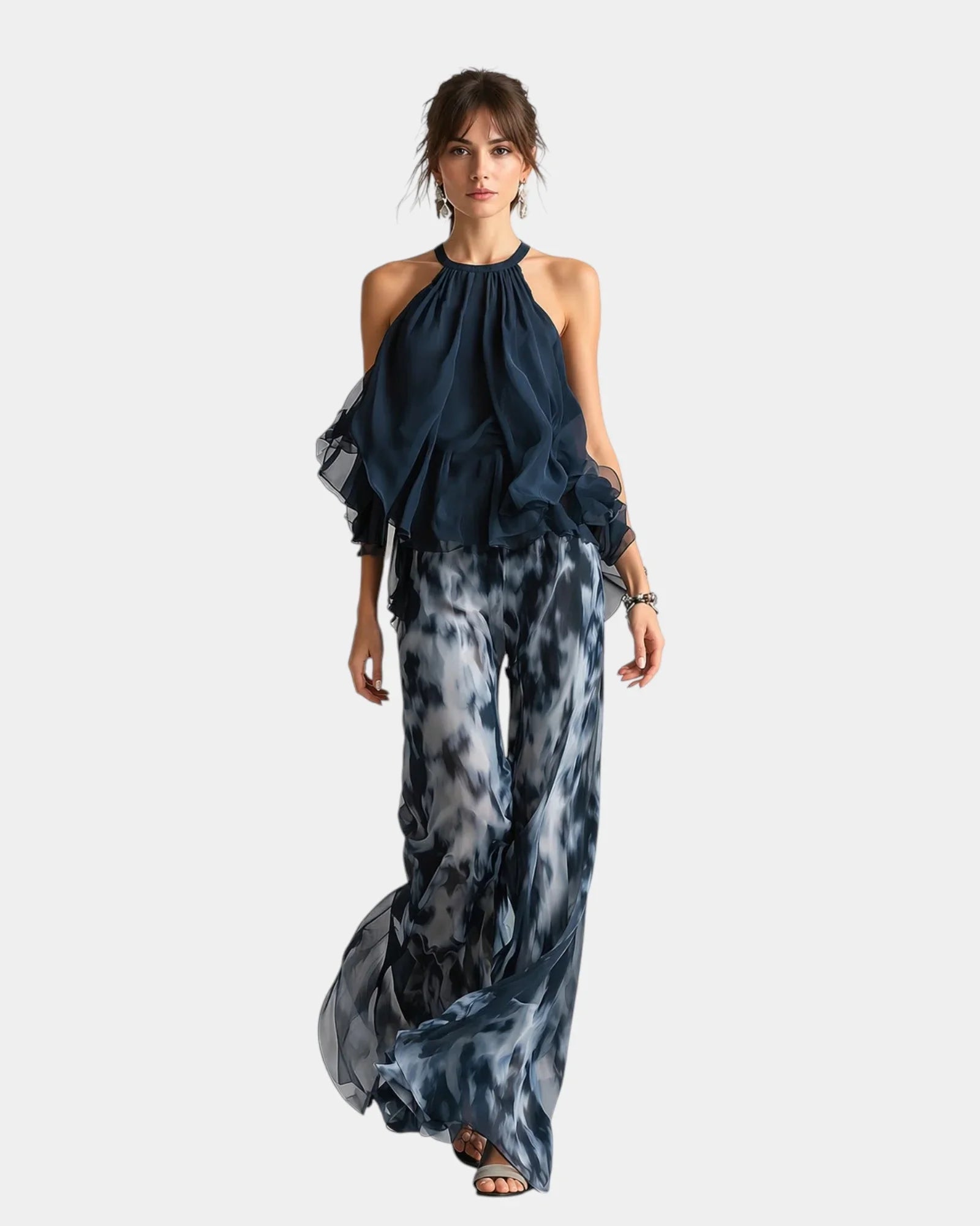 Magali | Elegantes Ensemble mit Hose und Bluse