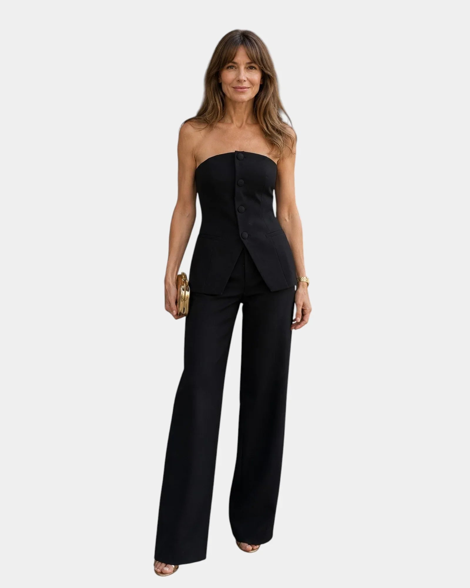 Eda | Ensemble mit Top und weit geschnittene Hose