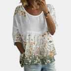 Laure | Bestickte Bluse mit Blumen