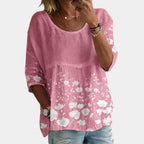Laure | Bestickte Bluse mit Blumen