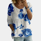 Laure | Bestickte Bluse mit Blumen