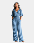 Reine | Eleganter Jumpsuit mit schulterfreien Trägern