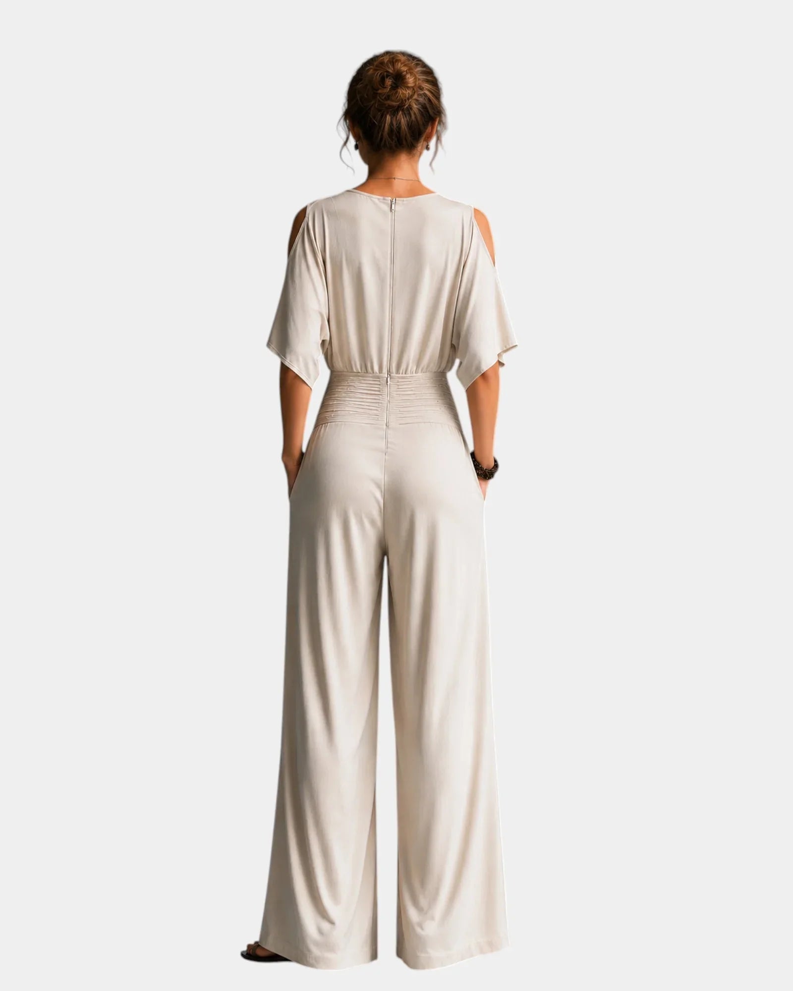 Reine | Eleganter Jumpsuit mit schulterfreien Trägern