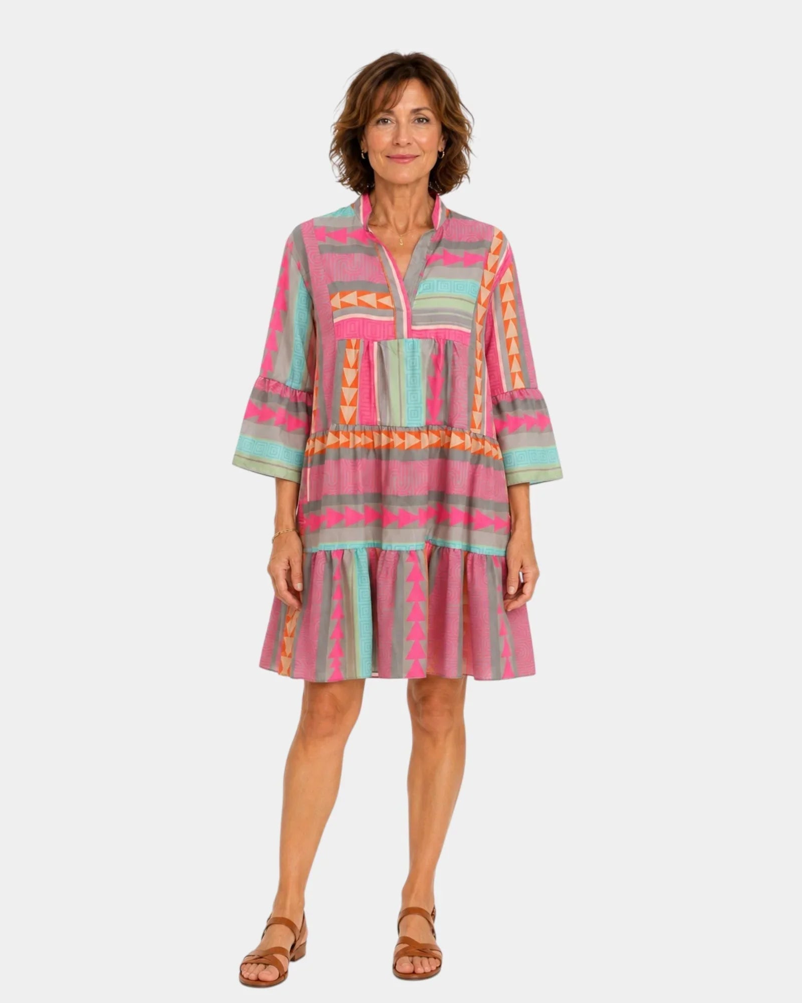 Iana | Kleid mit V-Ausschnitt