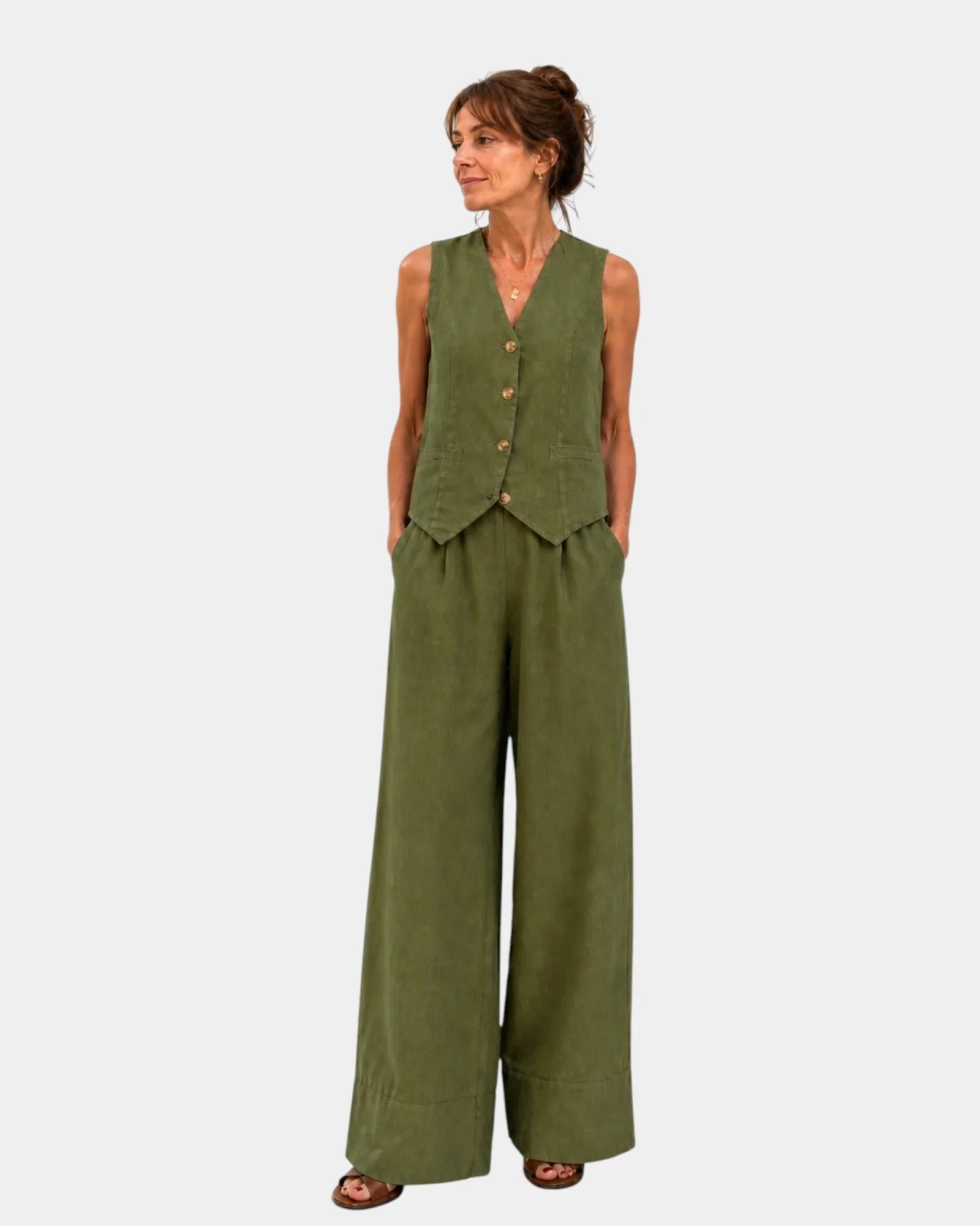 Assia | Ensemble ohne Ärmel und Hose