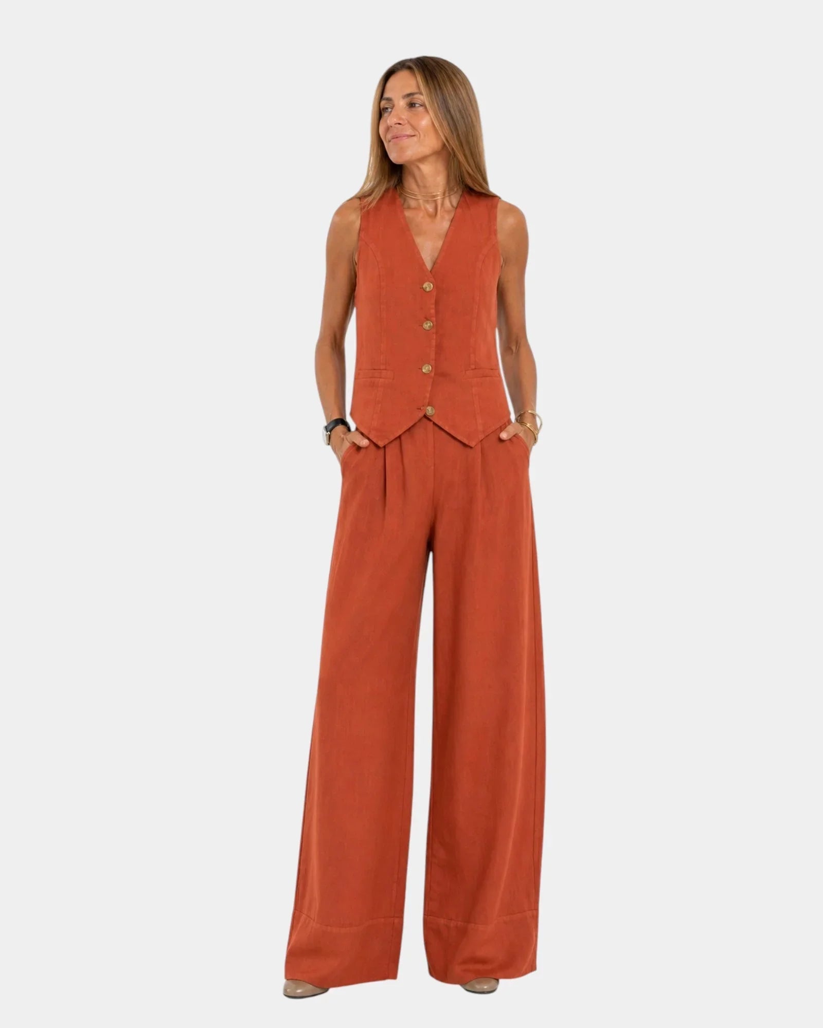 Assia | Ensemble ohne Ärmel und Hose