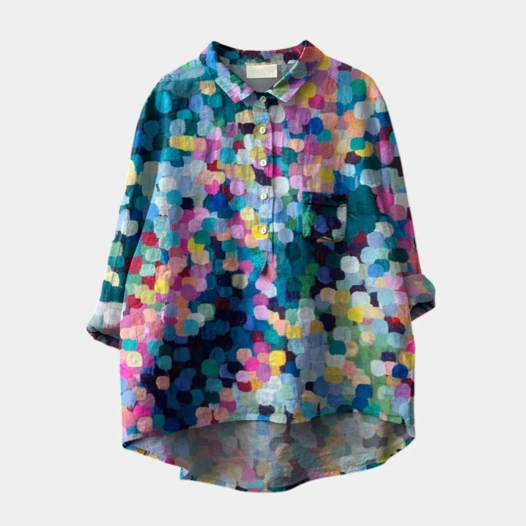 Éléonora | Gemusterte Bluse