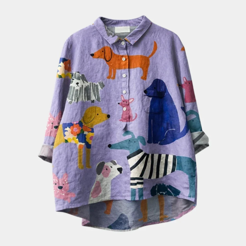 Ginevra | Gemusterte Bluse
