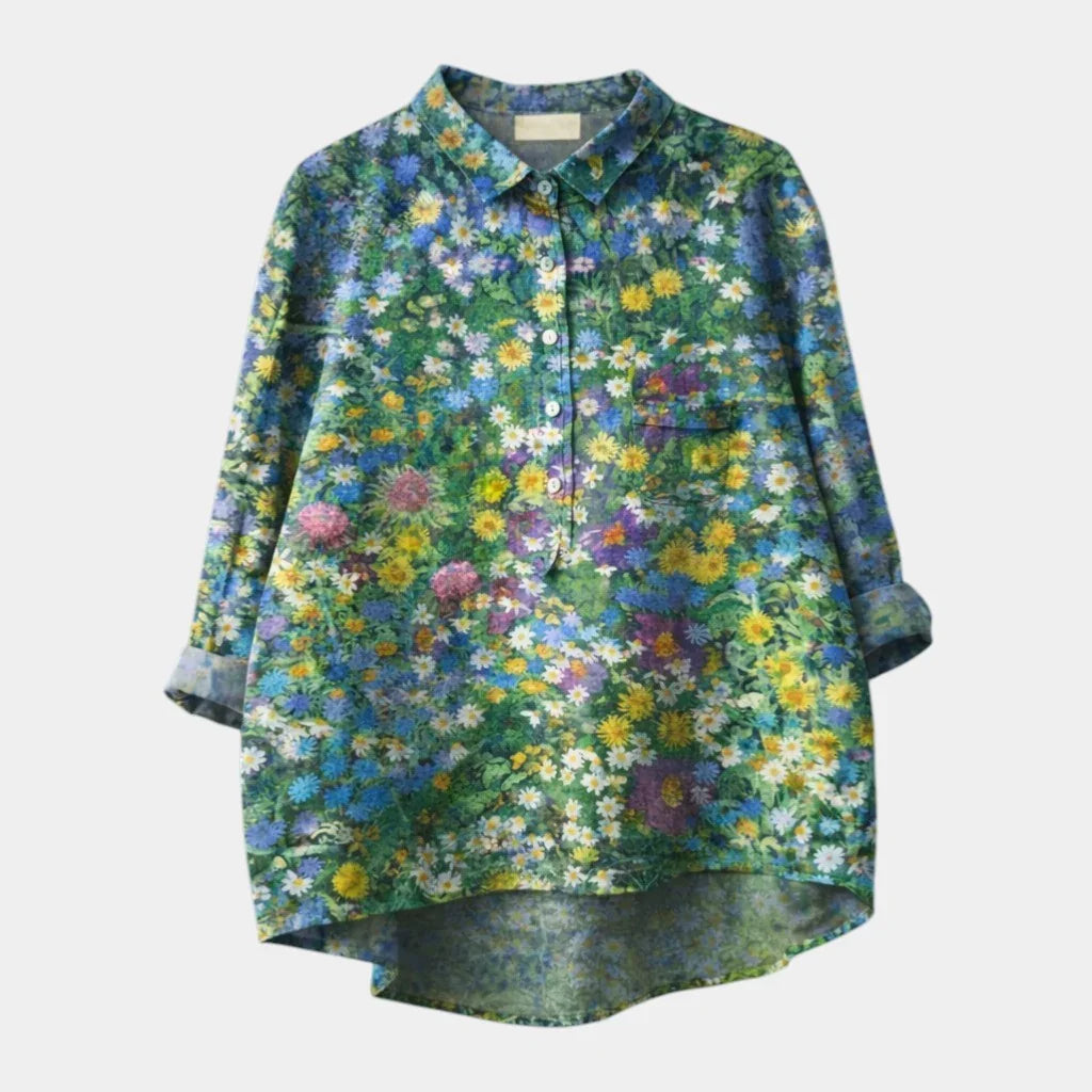 Donatella | Gemusterte Bluse