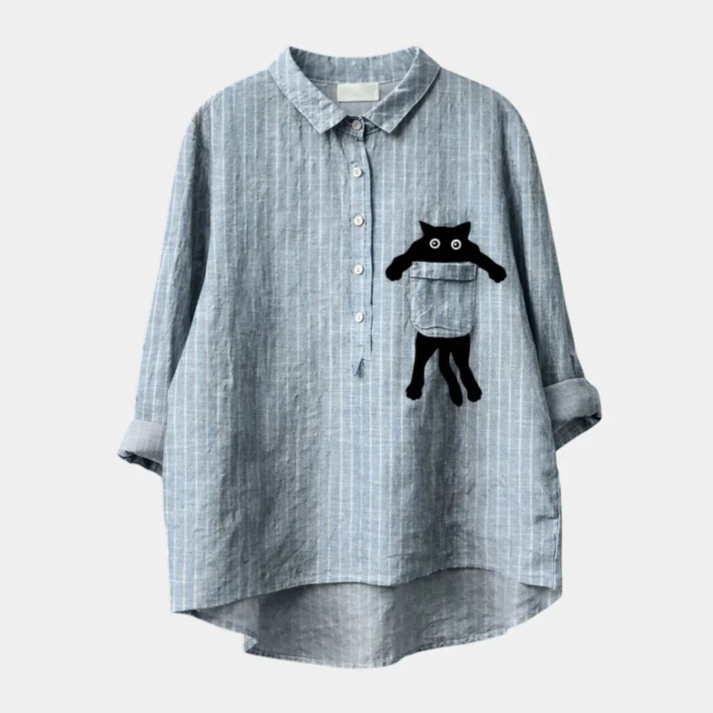 Ilaria | Gemusterte Bluse