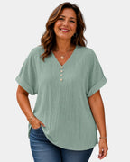 Alwena | Bluse mit V-Ausschnitt