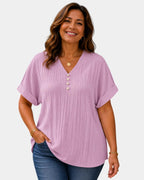 Alwena | Bluse mit V-Ausschnitt
