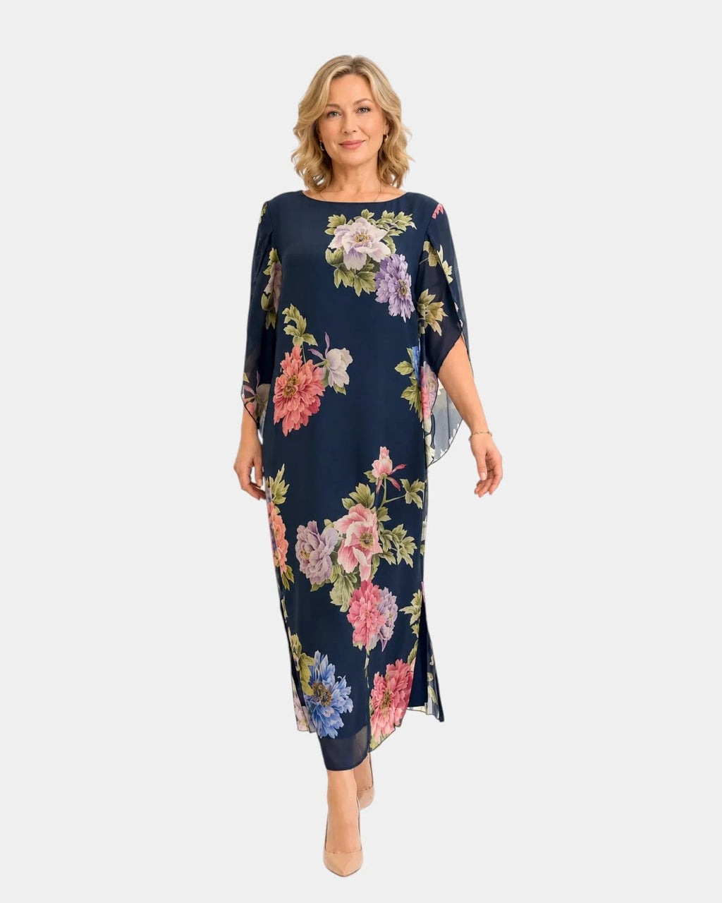 Calixta | Maxikleid mit Blumenmuster