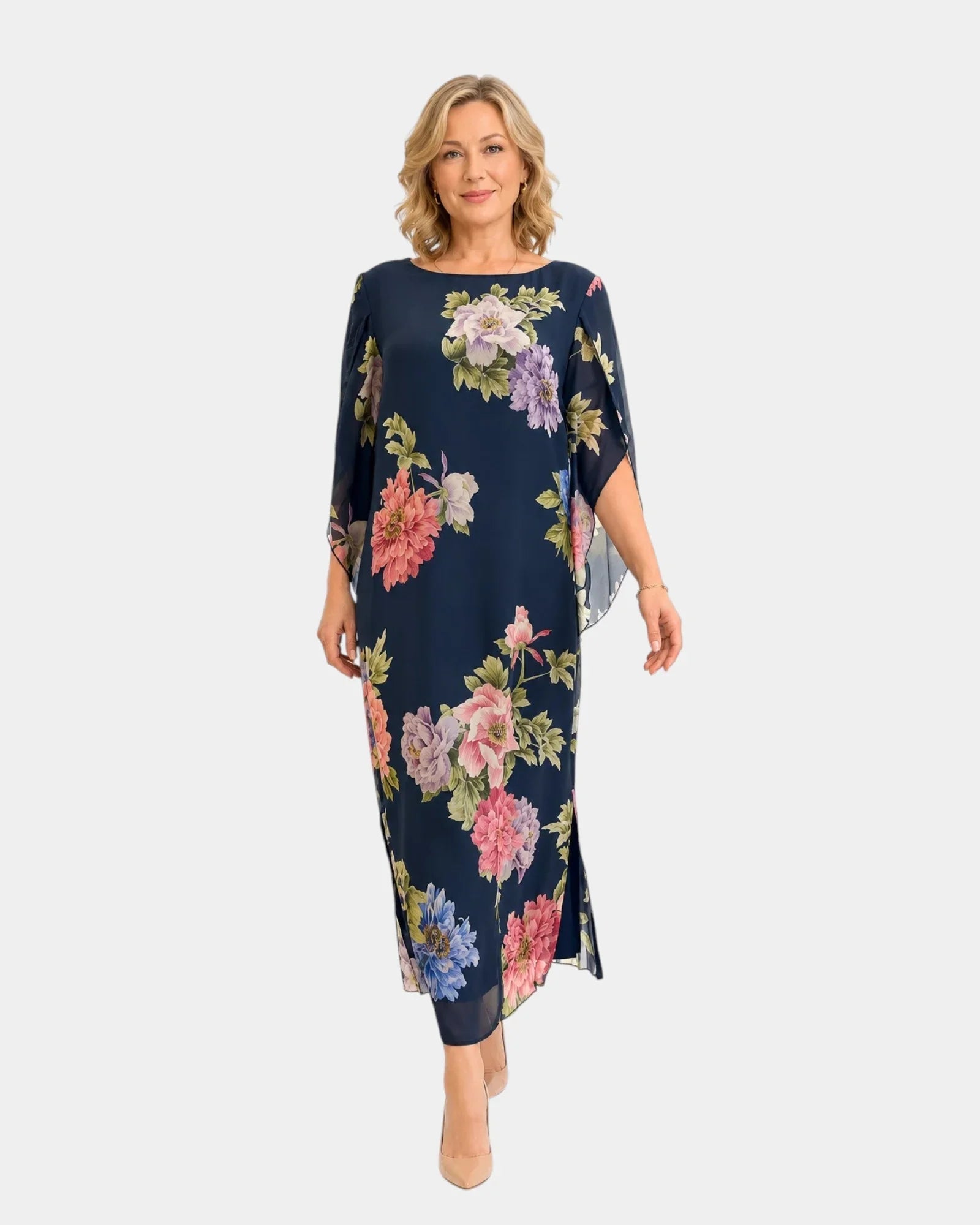 Calixta | Maxikleid mit Blumenmuster