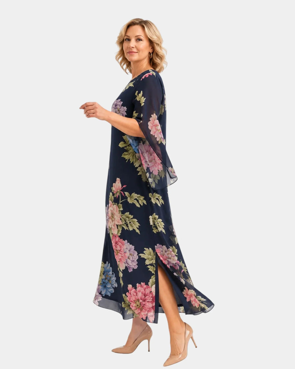 Calixta | Maxikleid mit Blumenmuster