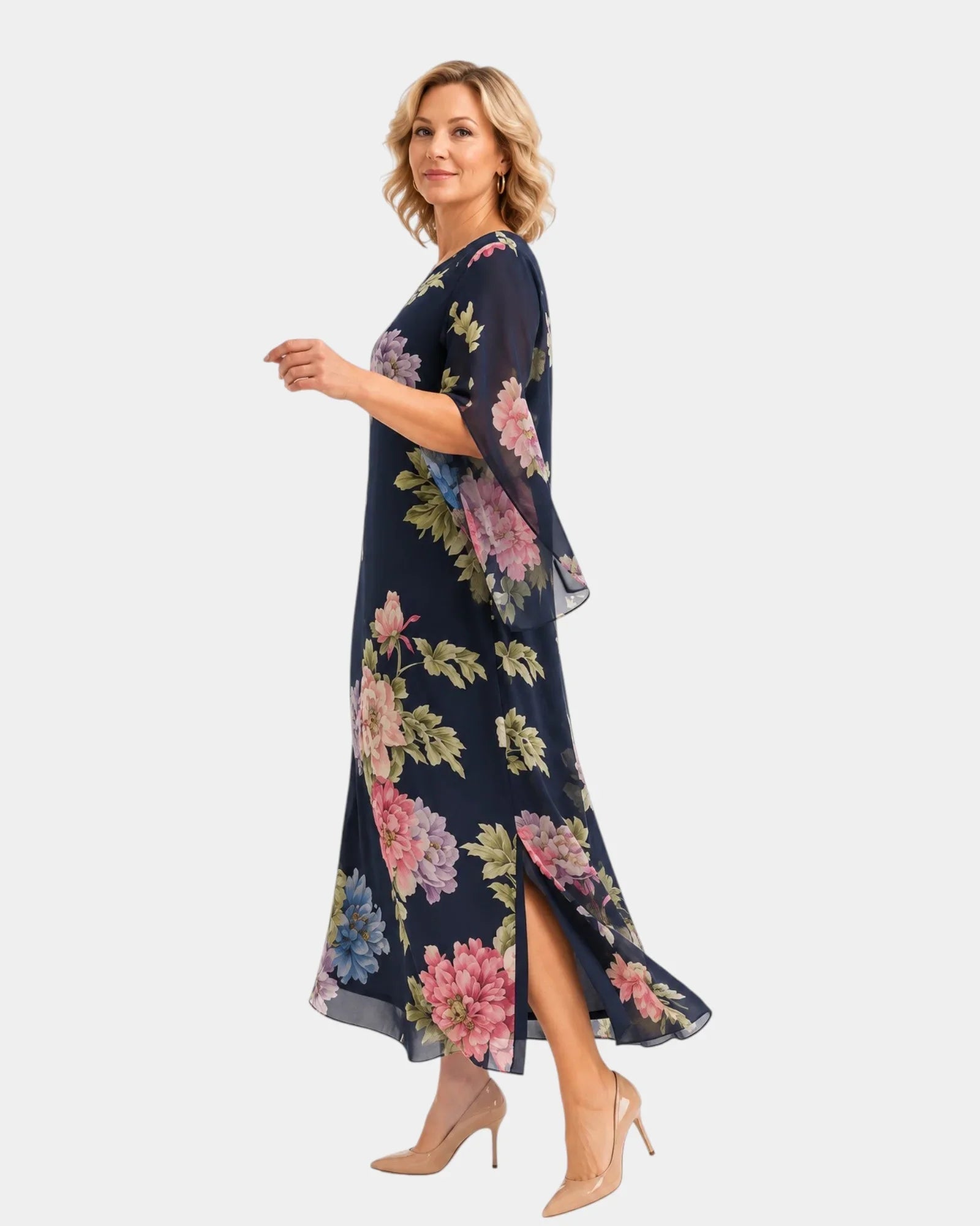 Calixta | Maxikleid mit Blumenmuster
