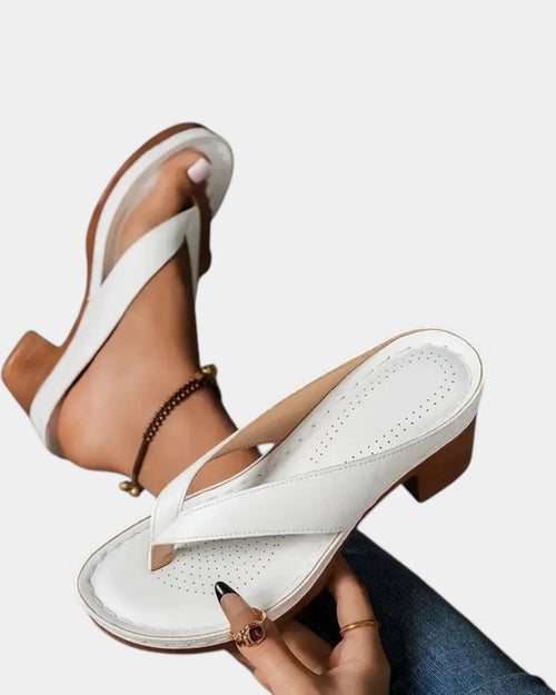 Aliénor | Bequeme Sandalen mit breitem Absatz