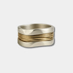 Maria | Ring mit goldenen Fäden