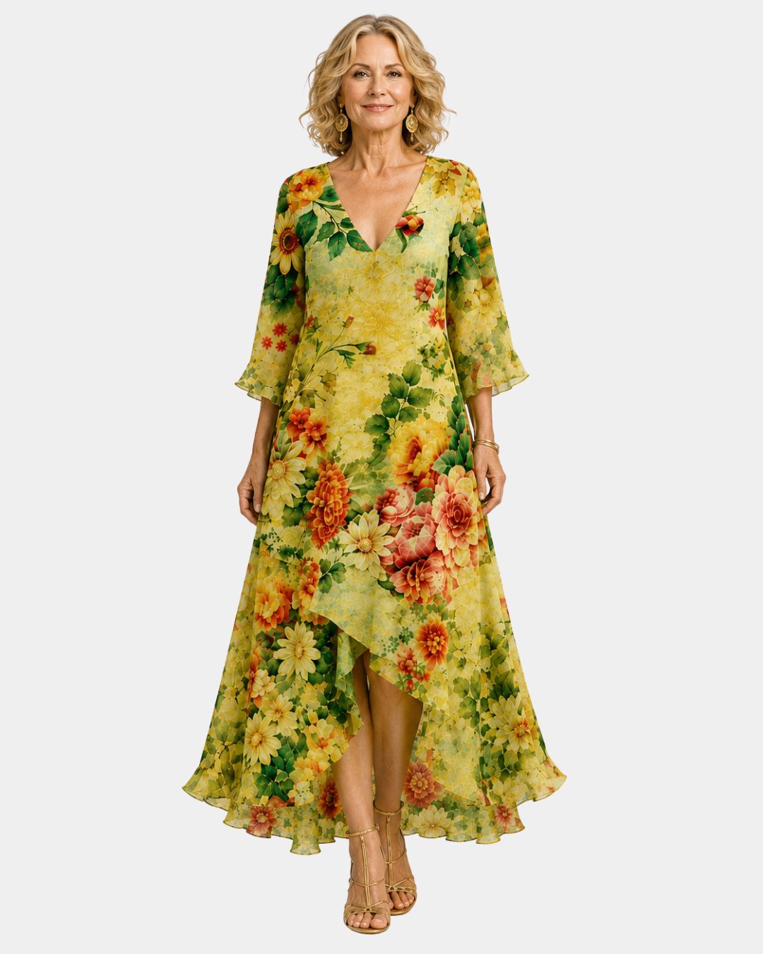 Célinie | Leichte Blumenrobe