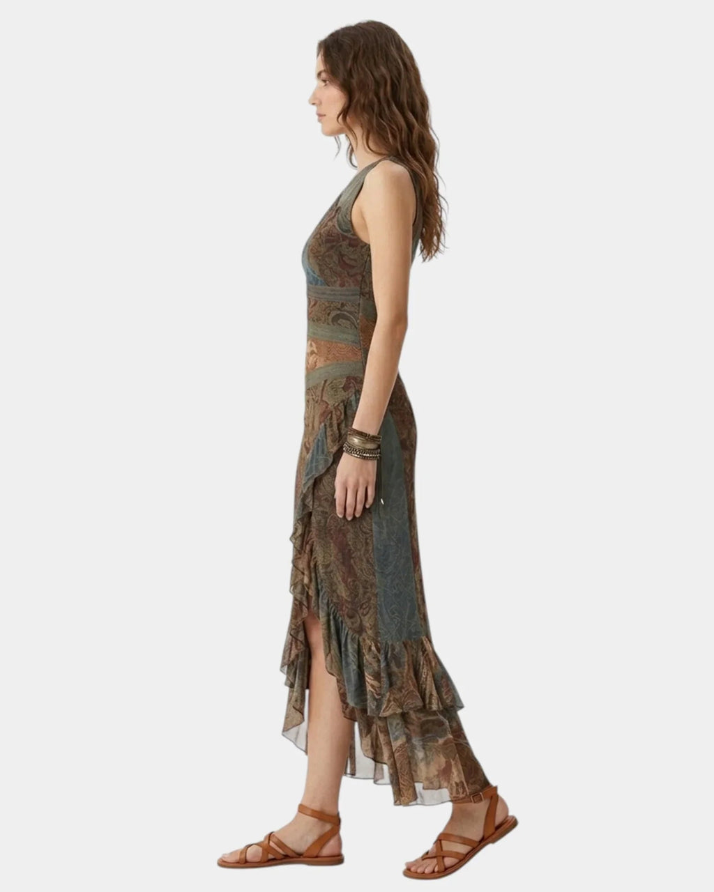 Cyrielle | Kleid mit ethnischem Druck
