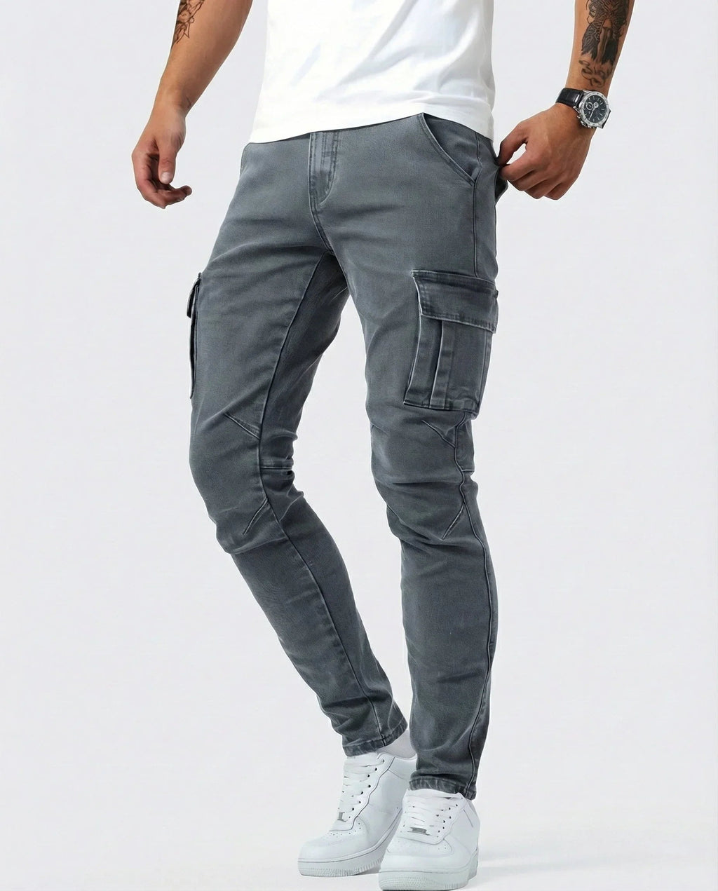Jean | Elastische Cargo-Hose