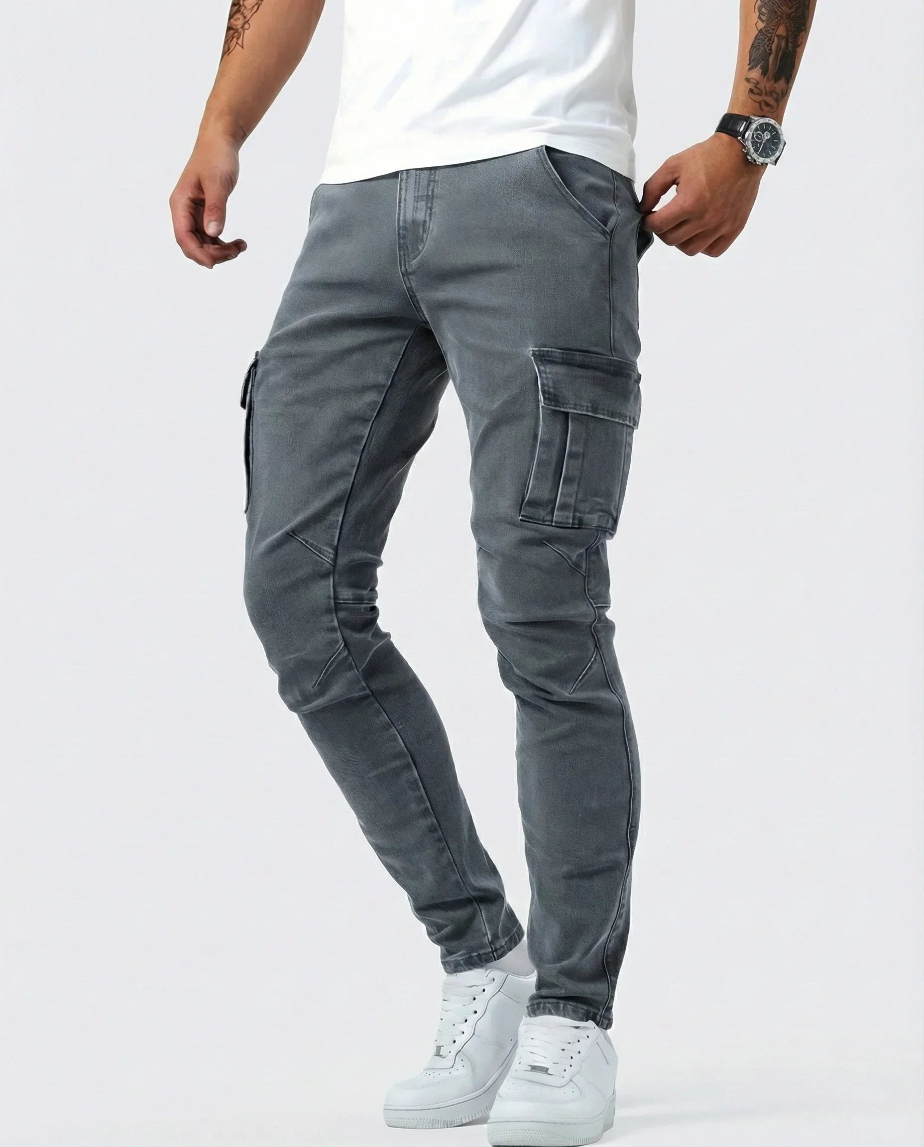 Jean | Elastische Cargo-Hose